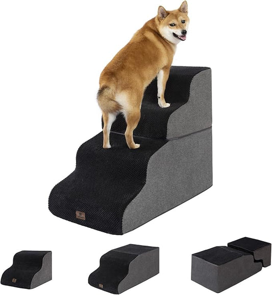 Pettycare Dog Stairs Ramp for High Beds and Couch 4 Steps,