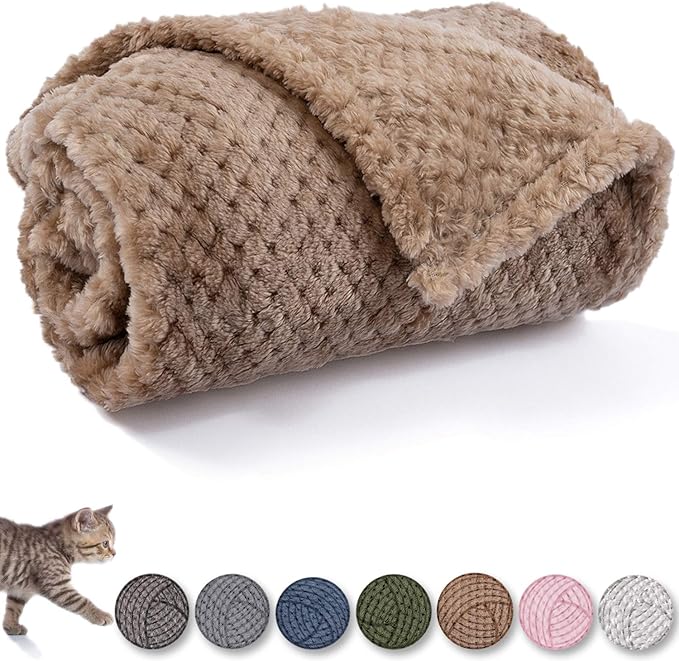 Dog Blanket or Cat Blanket or Pet Blanket (L/40" x 48", Light