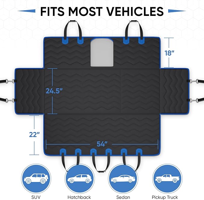 Back Seat Extender for Dogs 400lbs w