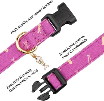 Cotton Handmade Dog Collar Cute and Distinctive Patterns