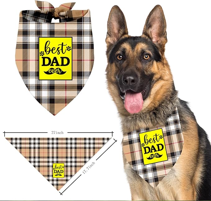 Best Dad Ever Dog Bandana (C15)