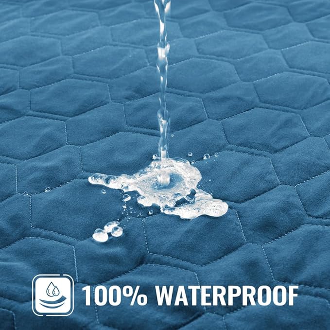 nanbowang Waterproof Dog Bed Covers Replacement Washable Pet Hair Easy to Remove 16x25x6