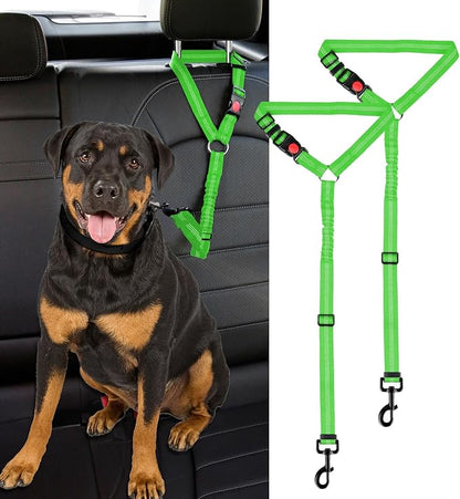 2 PCS Dog Cat Safety Seat Belt Strap