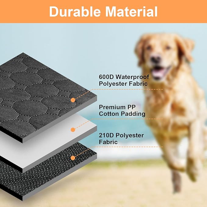 Mancro SUV Cargo Liner for Dogs (84” L 54” W)