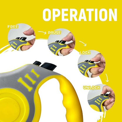 Retractable Dog Leash Automatic Telescopic Tractor Dog Tape 10/16 FT