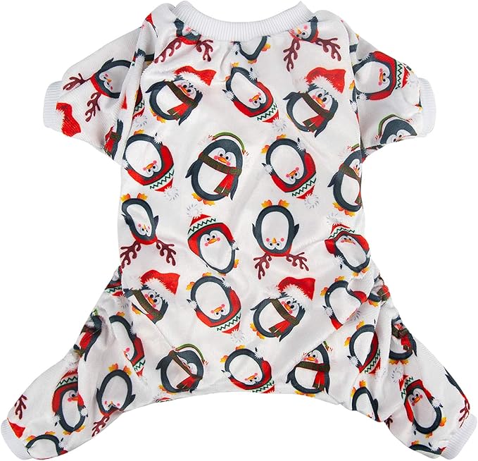 CuteBone Dog Pajamas Christmas Clothes Pjs for Small P112S