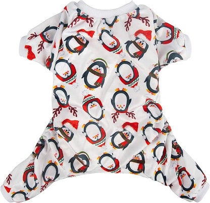 CuteBone Dog Pajamas Christmas Clothes Pjs for Small P112M