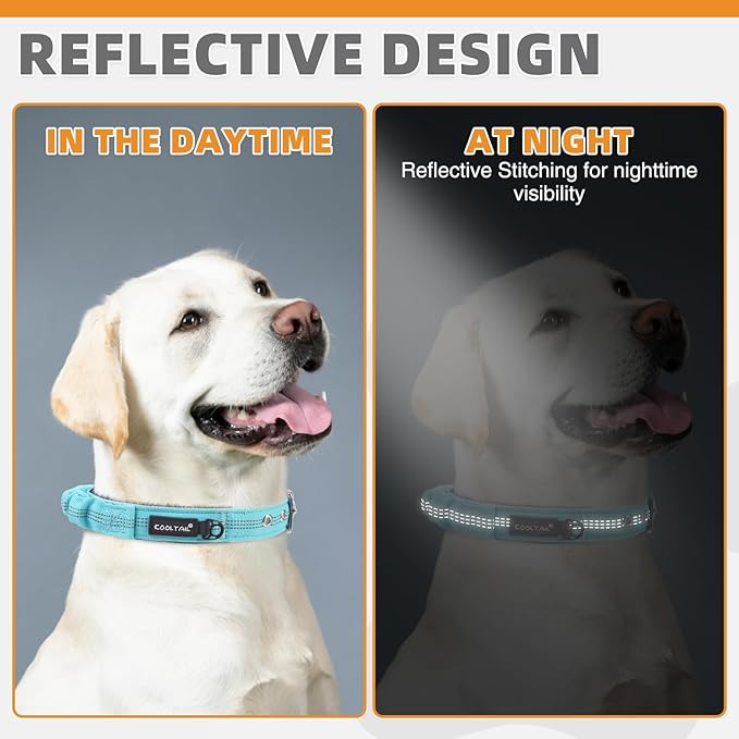 KOOLTAIL Tactical Dog Collar with Handle-Heavy Duty Dog Collar for Military Training