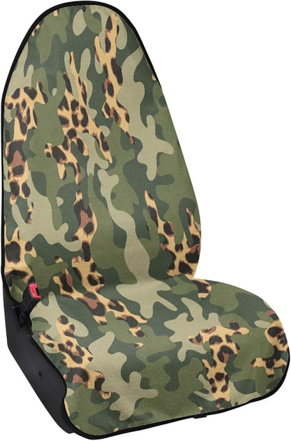 Camo Waterproof Towel Car Seat Cover Anti-Slip Bucket Seat Protector Washable Car Accessories Decro for Athletes