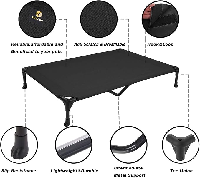 Veehoo Cooling Elevated Dog Bed CWC1803-XXL