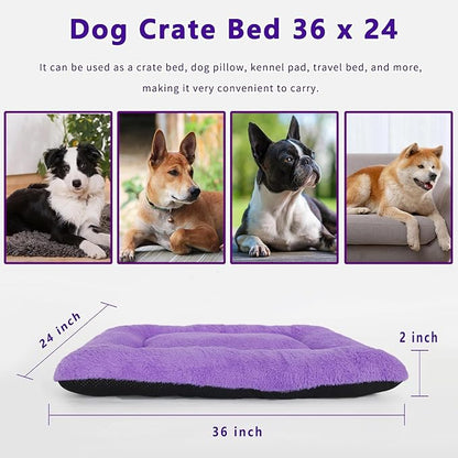 Dog Bed for 36 Inch Crate Washable 24x36 Dog 55lb Medium Dogs,36 Inch
