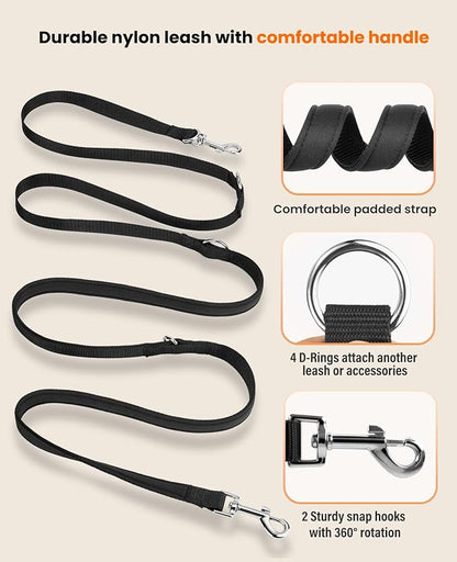 oneisall Hands Free Dog Leash 4-7ft Nylon