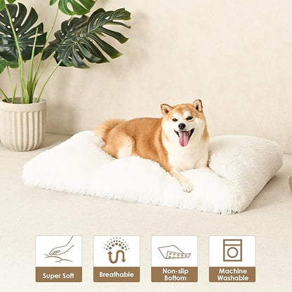 EHEYCIGA Fluffy Dog Crate Pad
