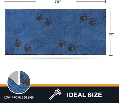 PURRUGS Dirt Trapper Door Mat 32" x 70"