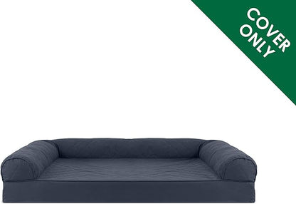 Furhaven Replacement Dog Bed Cover Quilted Sofa-Style