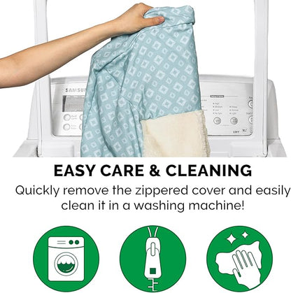 Furhaven Cozy Memory Foam Dog Bed for Large Dogs w/ Removable Bolsters & Washable Cover 95 lbs