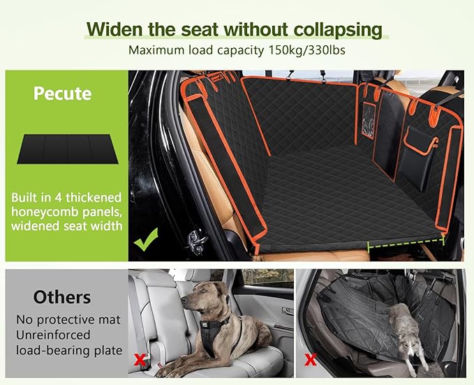 Pecute Back Seat Extender for Dogs
