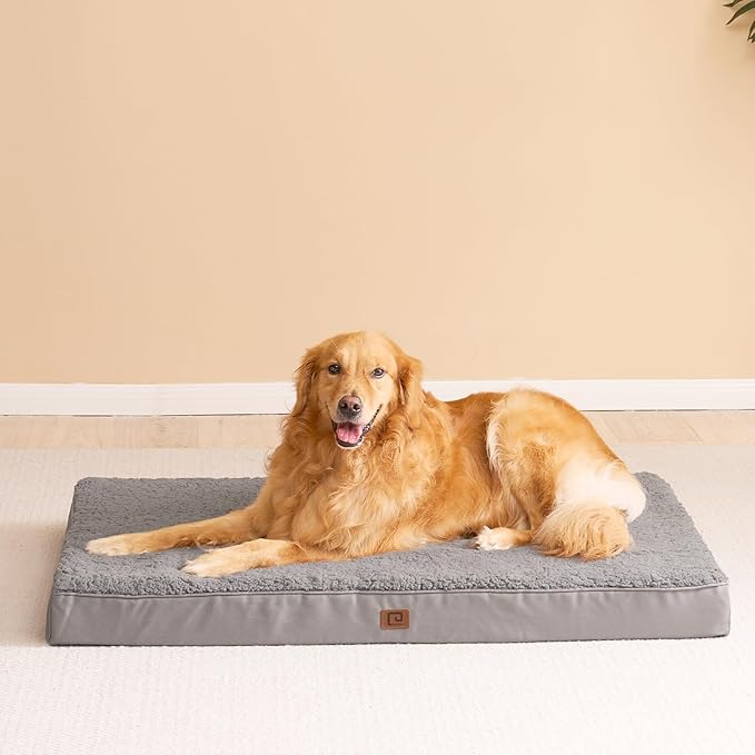 EHEYCIGA Orthopedic XL Dog Beds for Extra Large Dogs with Removable Washable Cover for Crate 41x27