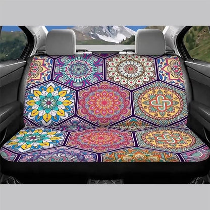 Doojoayie Soft Back Seat Covers Ser of 2 Universal Fit Most Trucks SUV Van