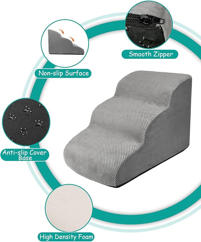 Dog Stairs Ramp 3 Tiers