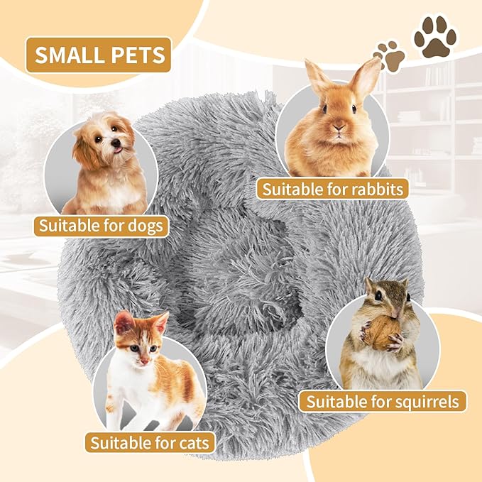 Dog Bed Comfiest Indoor Calming Waterproof Bedding Washable