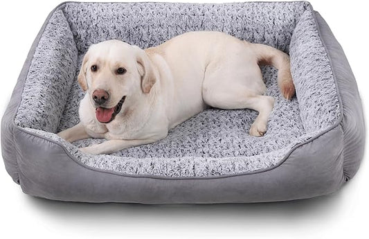 Dog Beds for Large Sized Dogs 36"x28",Gery
