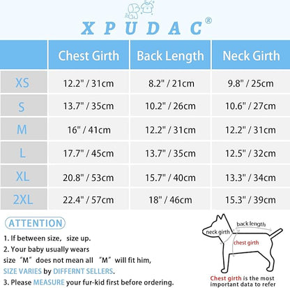 XPUDAC 4 Pack Dog Shirts Soft Summer Dog Clothes for Small Medium Dogs Breathable Lightweight Cute Tshirt with Sleeves Puppy Cat Outfit green-2X-Large