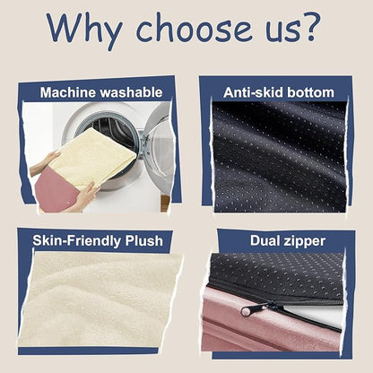 Orthopedic Washable Large Dog Bed: Jumbo Dog Bed Bolster Waterproof