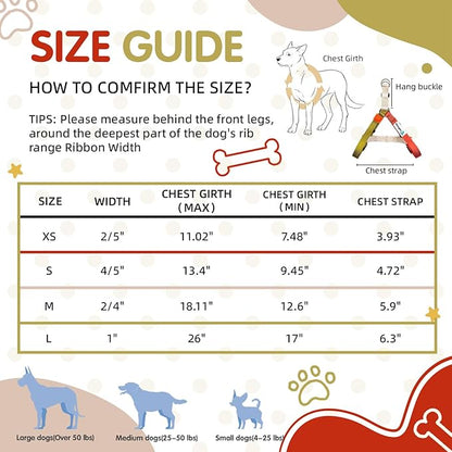 Tri-Color Dog Harness