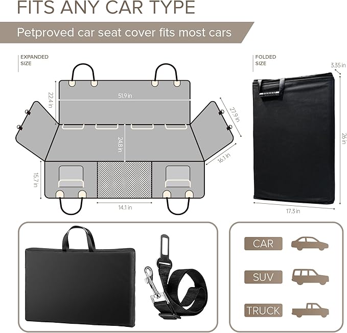 Back Seat Extender for Dogs