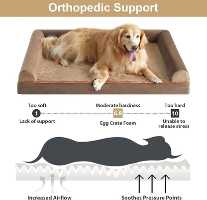 BFPETHOME Washable Dog Beds for Medium Dogs