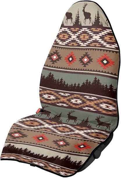 Bohemia Vintage Sweatproof Towel Car Front Seat Cover Non-Slip Bucket Seat Protector Easy to Install from Sweat