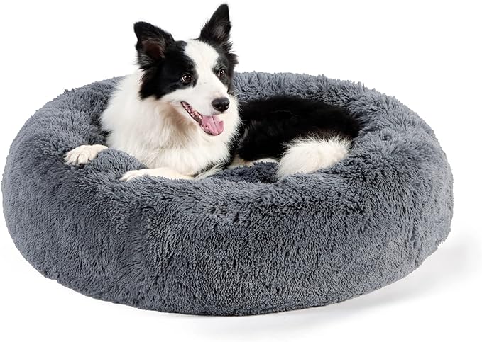Bedsure Calming Dog Bed for Large Dogs 36 inches 100 lbs