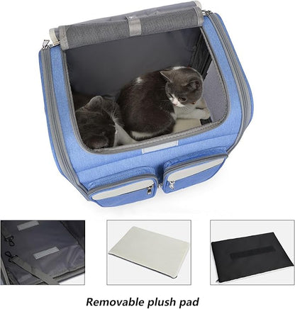 Wheeled Pet Carrier Backpack Breathable Pet Carrier
