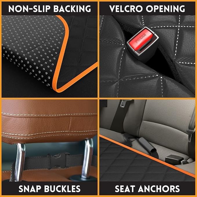 Dog Car Seat Cover Protector 100% Waterproof
