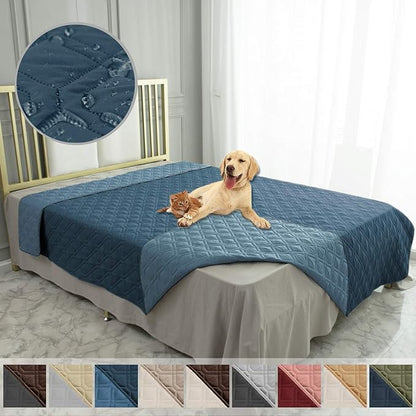 Ameritex Waterproof Dog Bed Cover Pet Blanket for Furniture Bed Couch Sofa Reversible