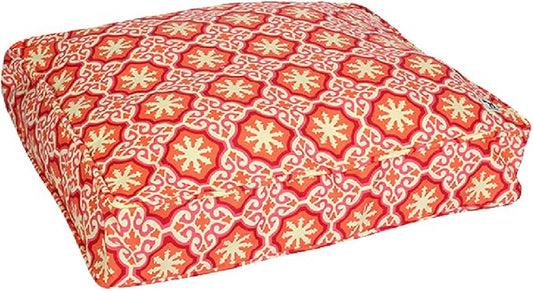 Molly Mutt Medium to Large Dog Bed Cover - Papillon Print - Measures 27”x36”x5’’ - 100% Cotton - Durable - Breathable - Sustainable - Machine Washable Dog Bed Cover