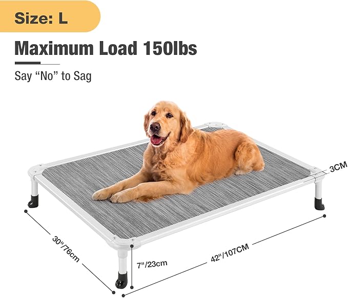 Veehoo Chew Proof Elevated Dog Bed