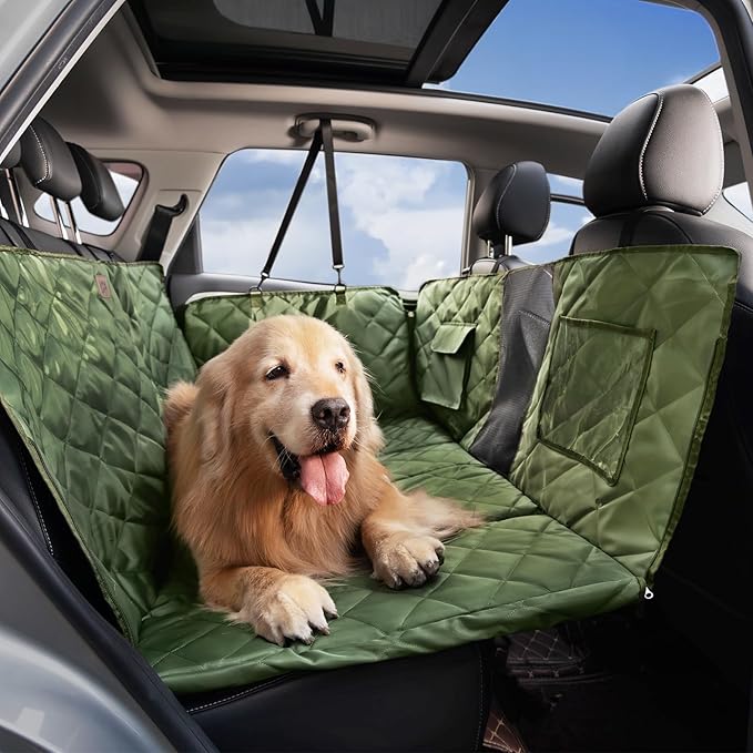 FUNNYFUZZY back seat extender for dogs 100% Waterproof