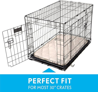 Paw Inspired Washable Padded Crate Mats for Dogs 29” x 18” Pad, 30-inch Kennels