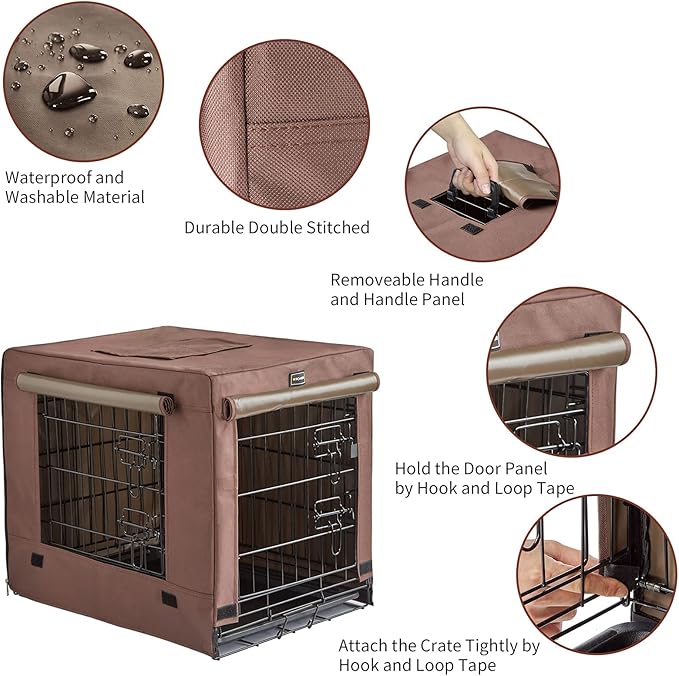 DONORO Dog Crates for Small Size Dogs Indoor