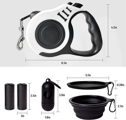 Retractable Dog Leash Automatic Telescopic Tractor Dog Tape 10/16 FT