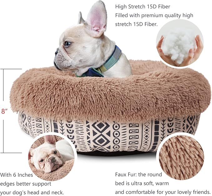 Modern Dog Beds for Small Dogs 19 inches 15 lbs