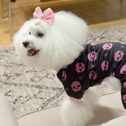 CuteBone Dog Halloween Pajamas Skull Clothes Soft Puppy P248L
