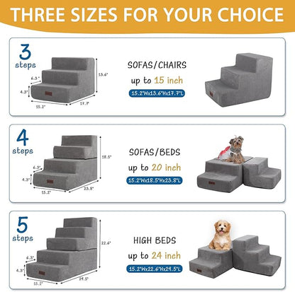 Dog Steps for Small Dog 3-Step Dog 3/4/5 Steps