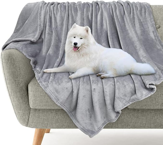 Large Dog Blanket-40 x 50" Soft Fleece Dog Blanket for Large Dog Washable