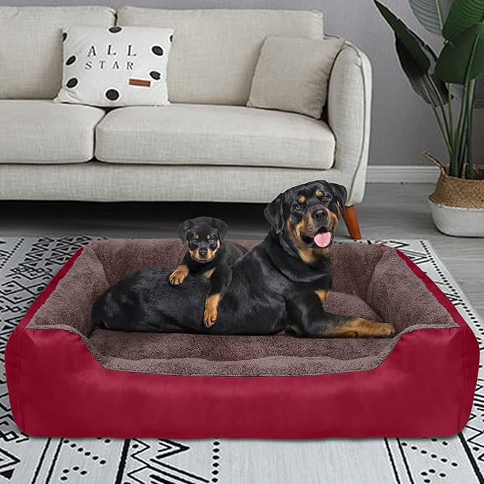 PUPPBUDD Dog Beds for Extra Large Dogs
