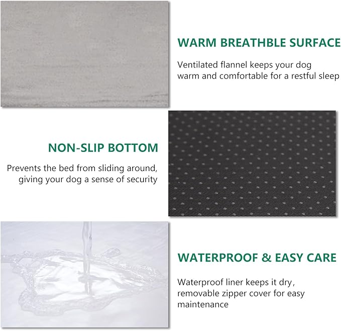 Dog Beds for Small Dogs with Washable Cover 10 lbs