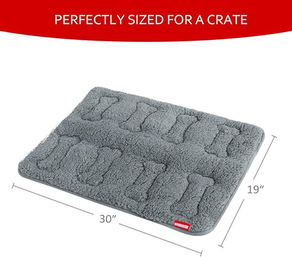 Dog Bed Crate Mat(30" X 19") 2 Pack