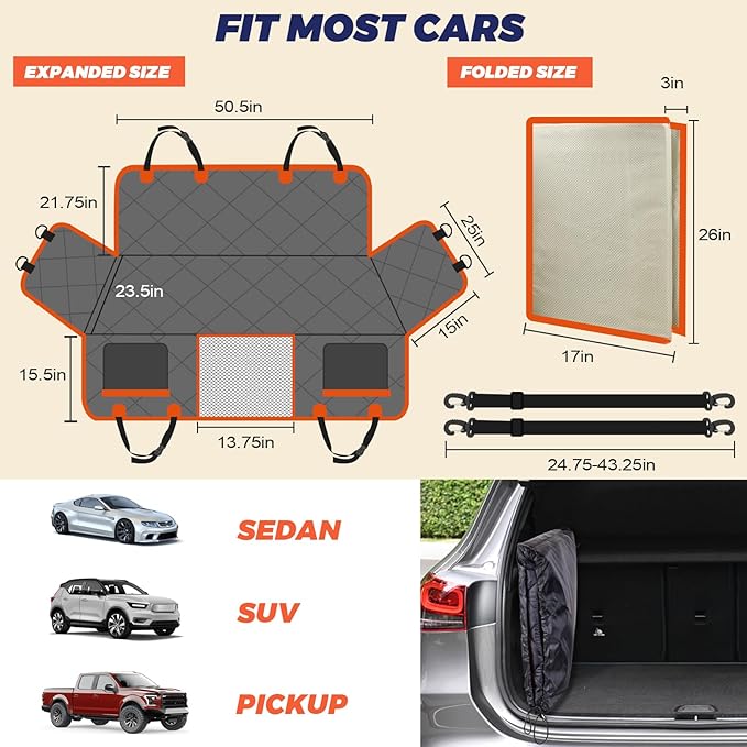 Back seat Extender for Dogs